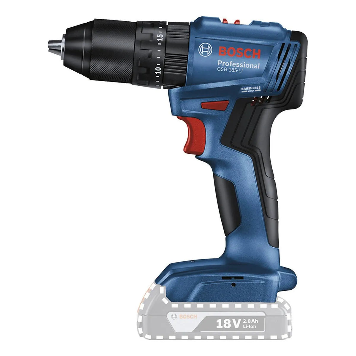 Taladro Percutor 12 18V Brushless Baretool Bosch GSB 185-LI
