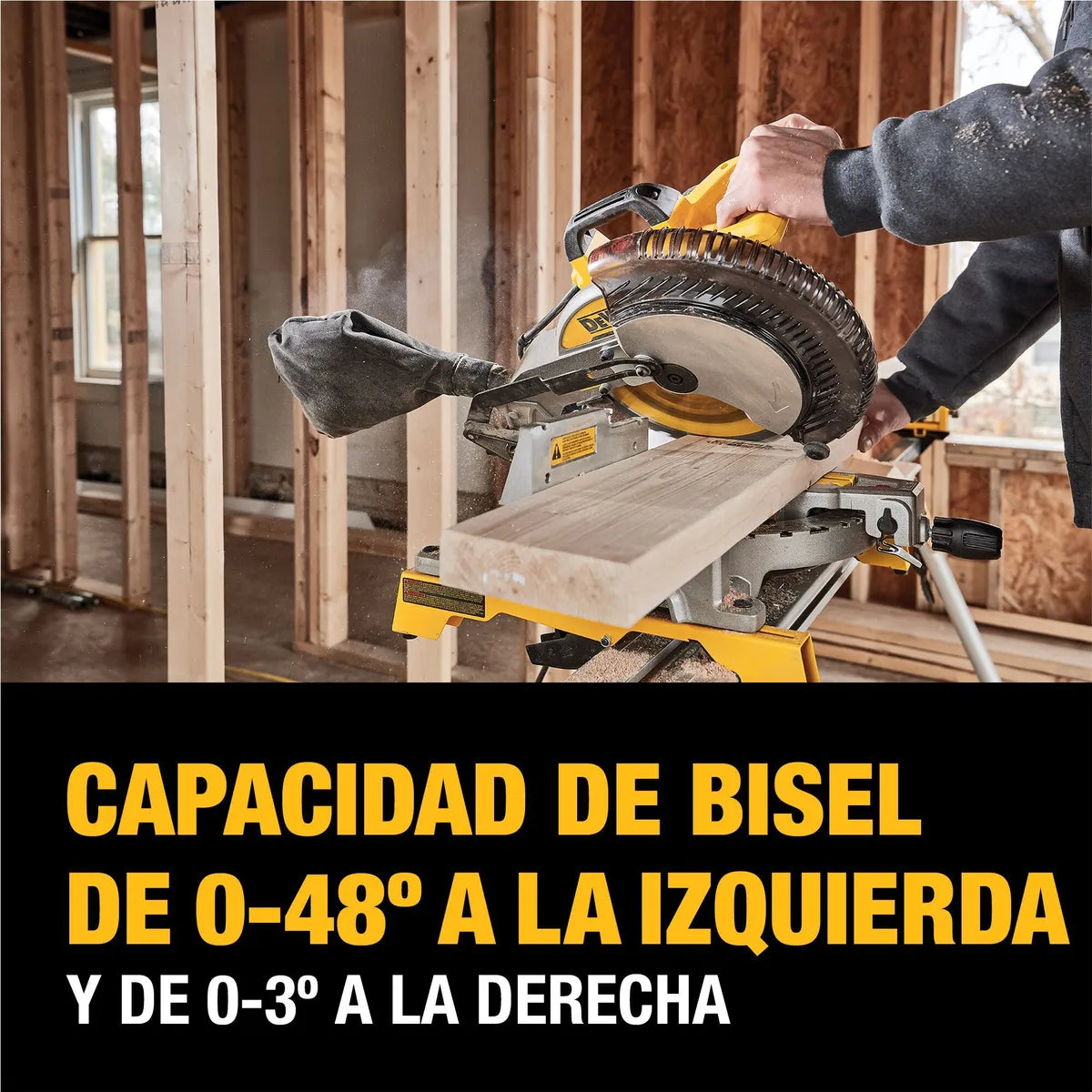 Sierra Ingleteadora Eléctrica Dewalt 10" 1600W DWS713