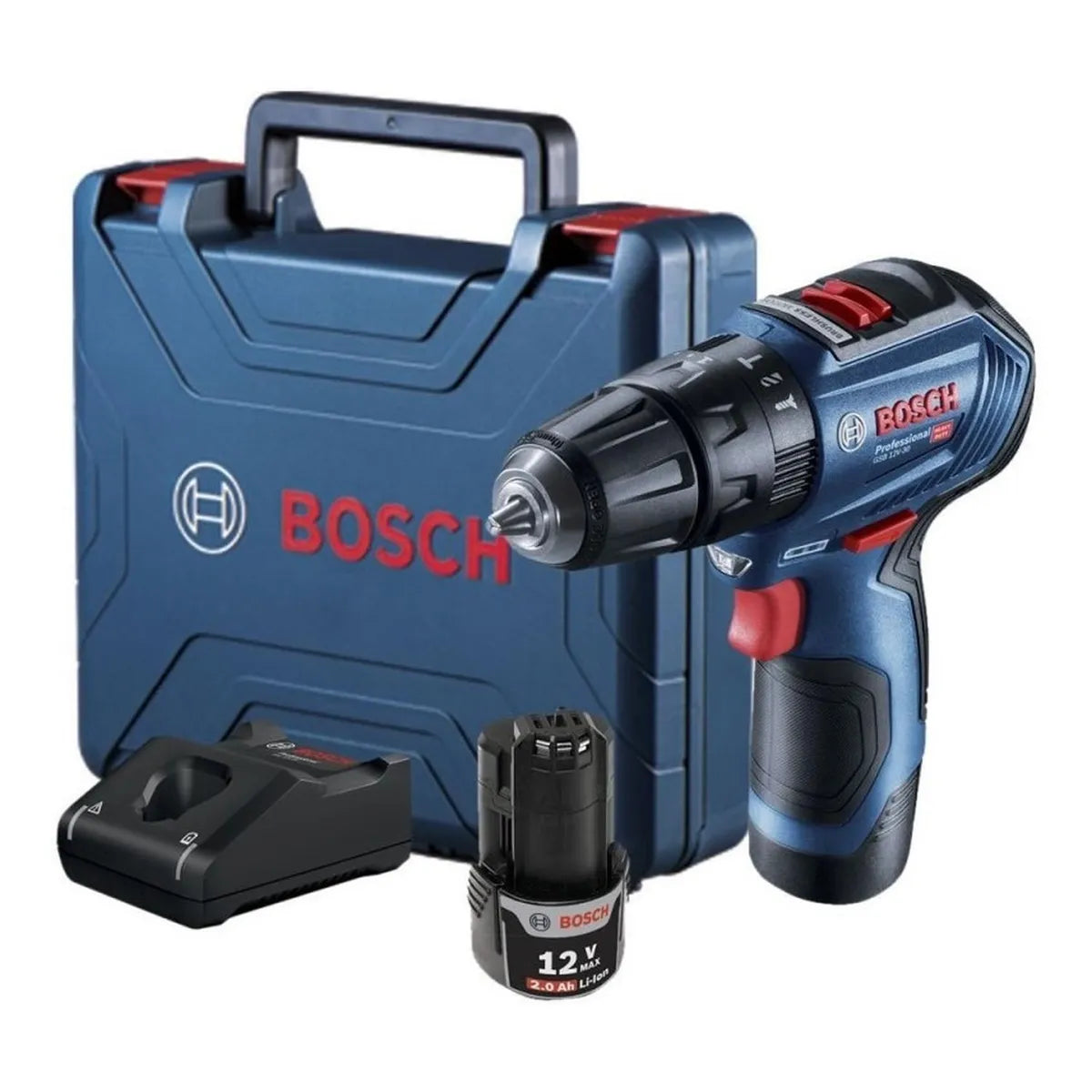 Taladro Percutor 38 12V 30Nm Sin Carbones Bosch 06019G91E0-000