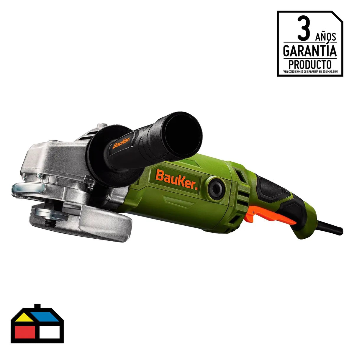 Esmeril Angular Eléctrico Bauker 7" 2100W